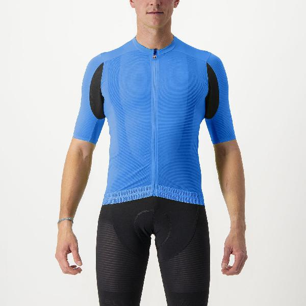 Foto van Castelli Superleggera 3 korte mouw fietsshirt blauw heren