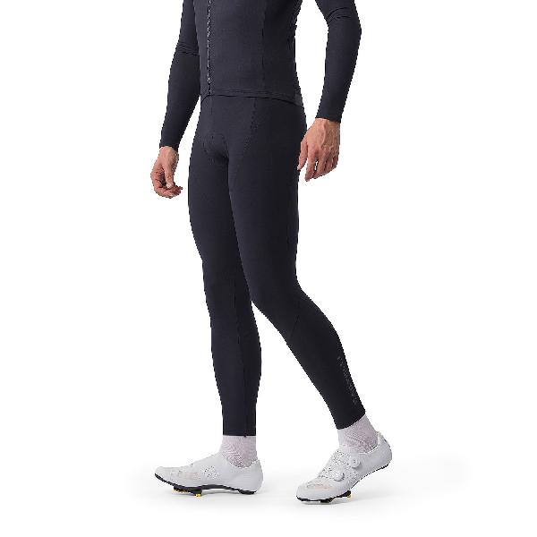 Foto van Castelli Thermowoven fietsbroek lang black heren