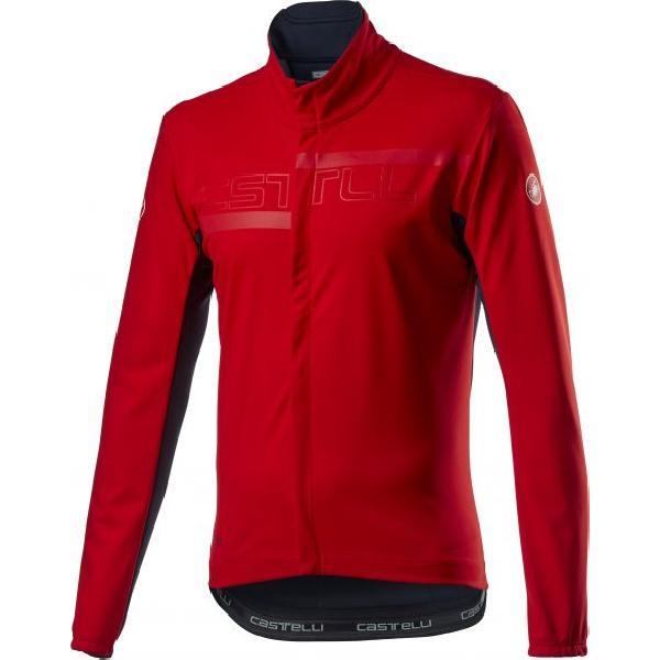 Foto van Castelli Transition 2 fietsjack rood heren M