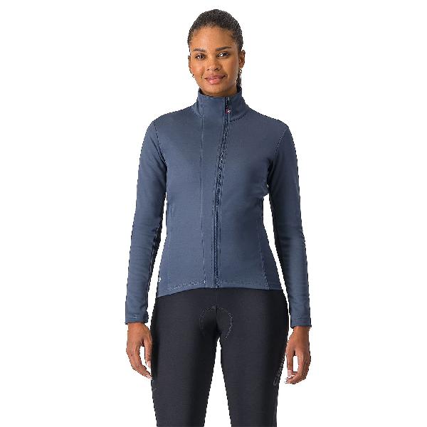 Foto van Castelli Transition 2 lange mouw fietsjack twilight blue dames