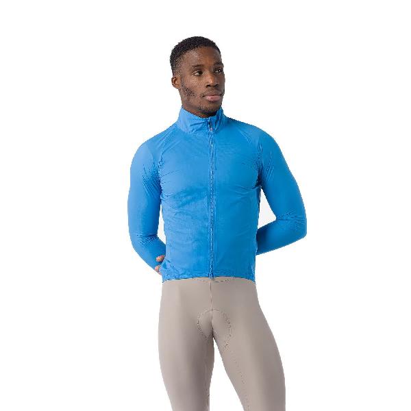 Foto van Castelli Transition Air fietsjack blue circuit heren