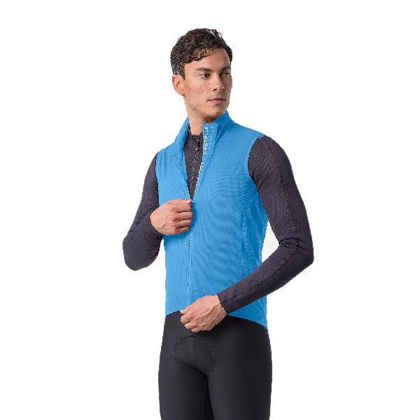 Foto van Castelli Transition Air fietsvest mouwloos blue circuit heren