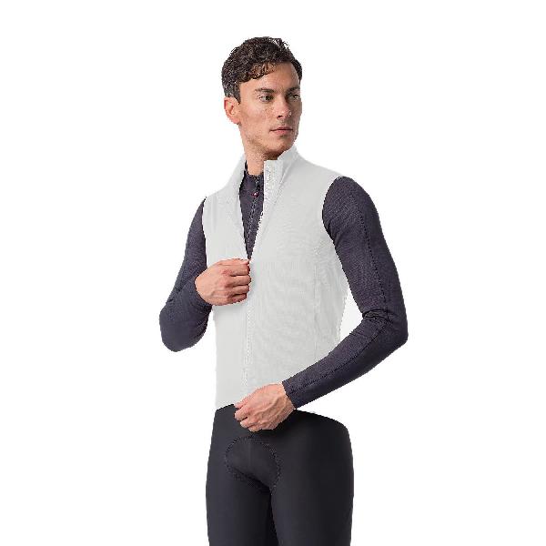 Foto van Castelli Transition Air fietsvest mouwloos ivory heren