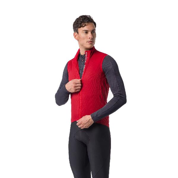 Foto van Castelli Transition Air fietsvest mouwloos rich red heren