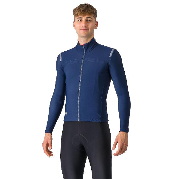 Foto van Castelli Tutto Nano RoS fietsshirt lange mouw belgian blue heren L