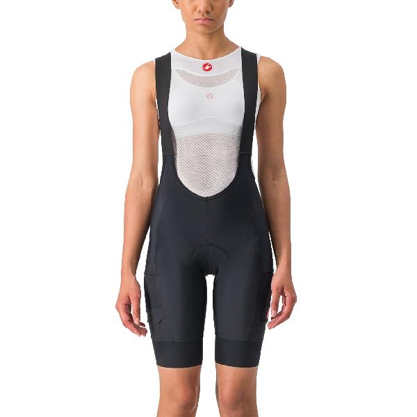 Foto van Castelli Unlimited cargo w bibshort zwart dames XL