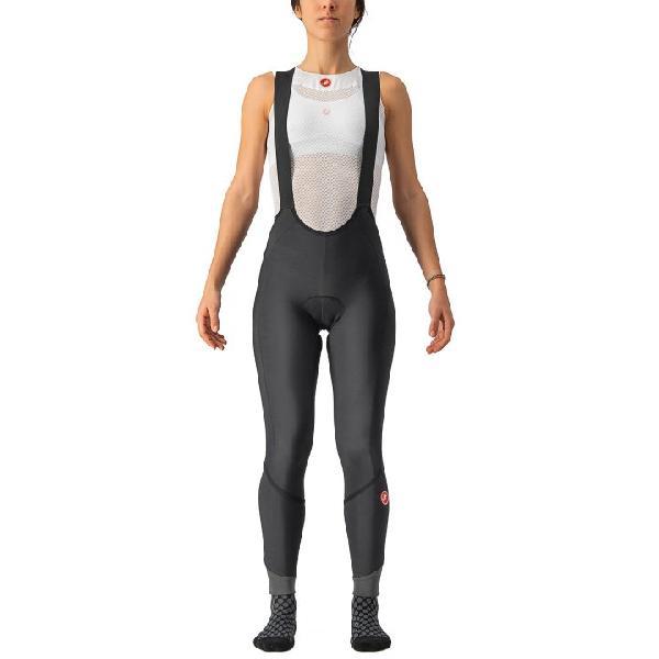 Foto van Castelli Velocissima DT fietsbroek lang zwart dames M