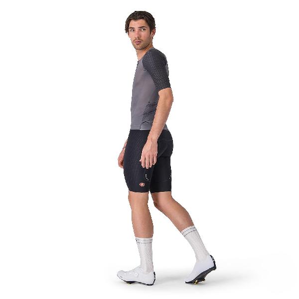 Foto van Castelli aero race 8s jersey smoky gray heren