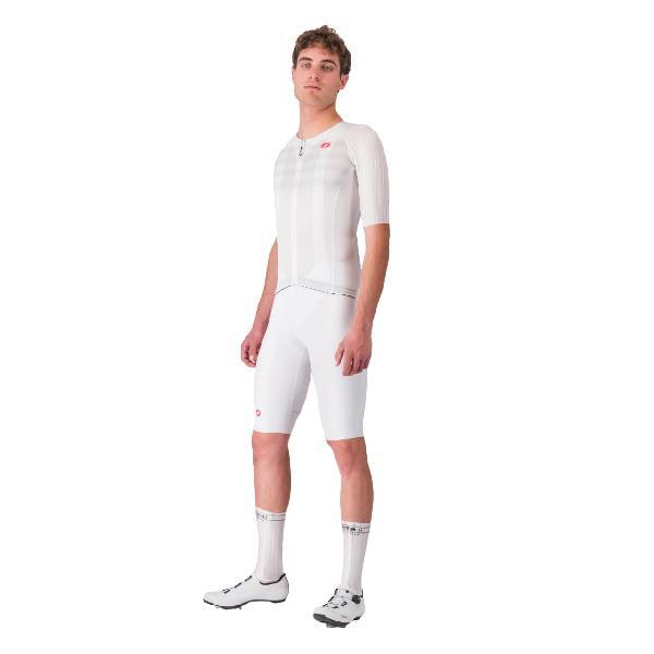 Foto van Castelli aero race 8s jersey wit heren XL