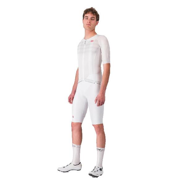 Foto van Castelli aero race 8s jersey wit heren