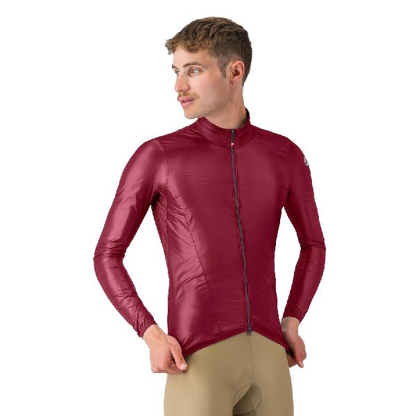 Foto van Castelli aria shell 2 jacket deep bordeaux heren