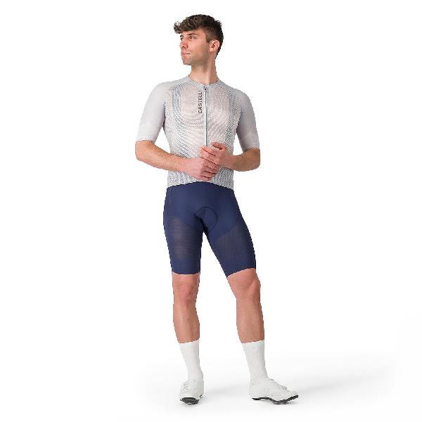 Foto van Castelli climber's a/c jersey silver gray/smoky gray heren