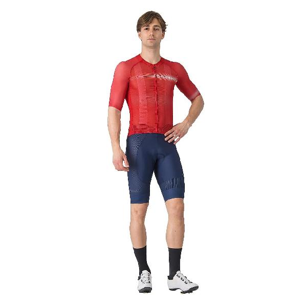 Foto van Castelli climbers a/c jersey fietsshirt korte mouw rood heren