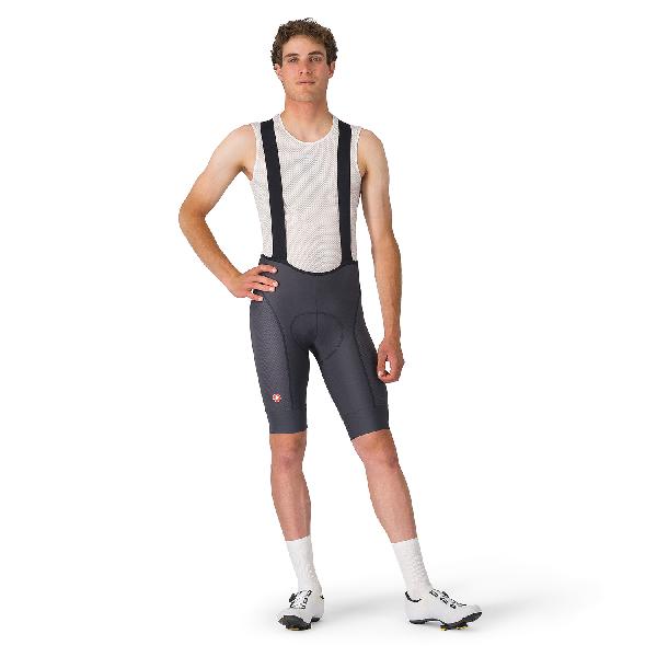 Foto van Castelli competizione 2 bibshort donkergrijs heren L