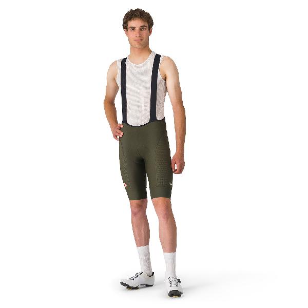 Foto van Castelli competizione 2 bibshort groen heren L