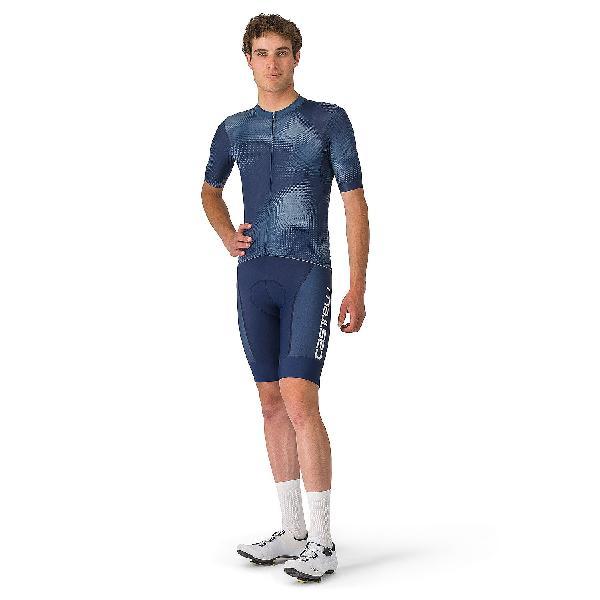 Foto van Castelli competizione 2 kit bibshort blauw heren