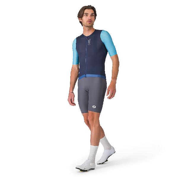 Foto van Castelli corretto jersey belgian blue/blue fiamma-white heren