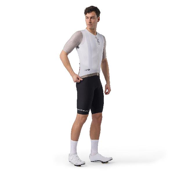 Foto van Castelli corretto jersey ivory/clay-black heren
