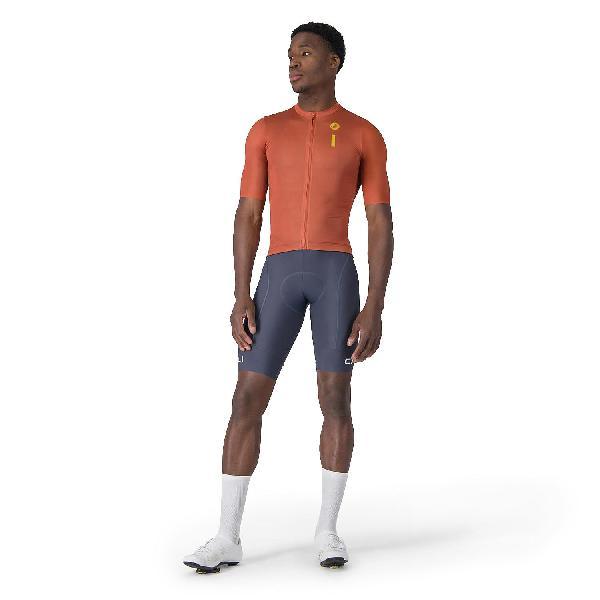 Foto van Castelli drittone logo jersey paprika/mango mojito heren