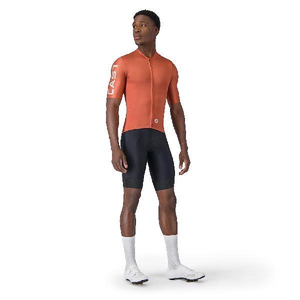 Foto van Castelli entrata apex jersey paprika/silver moon heren