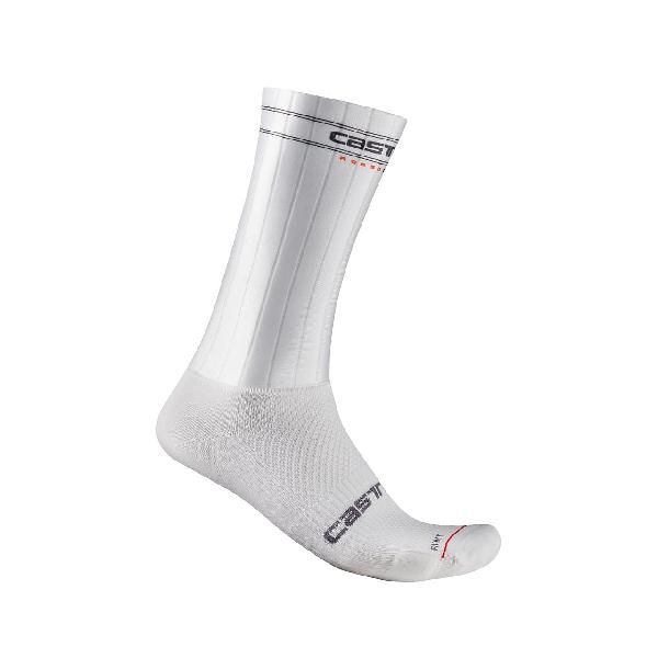 Foto van Castelli fast feet 3 sock wit unisex