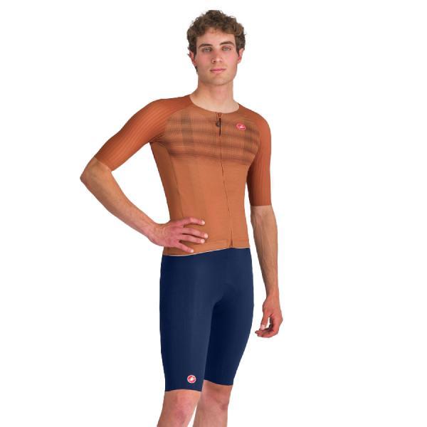 Foto van Castelli free aero race s bibshort blauw heren L