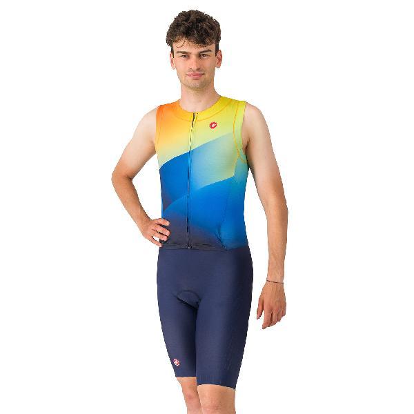 Foto van Castelli free sanremo 3 suit sleeveless multicolor heren L