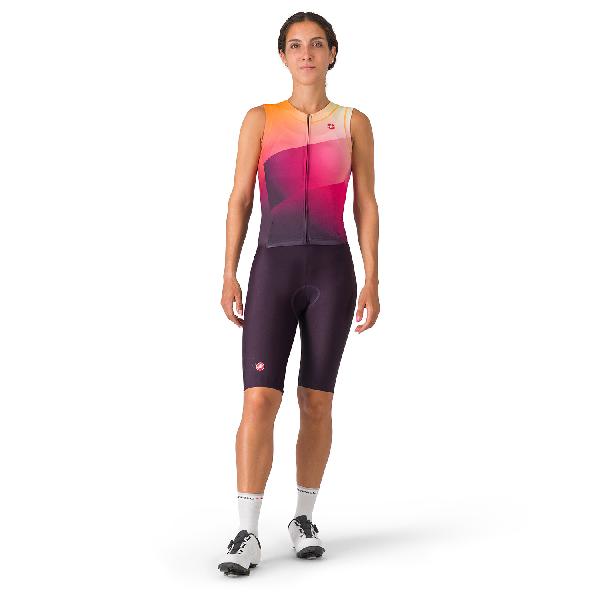 Foto van Castelli free sanremo 3 suit sleeveless oranje dames L