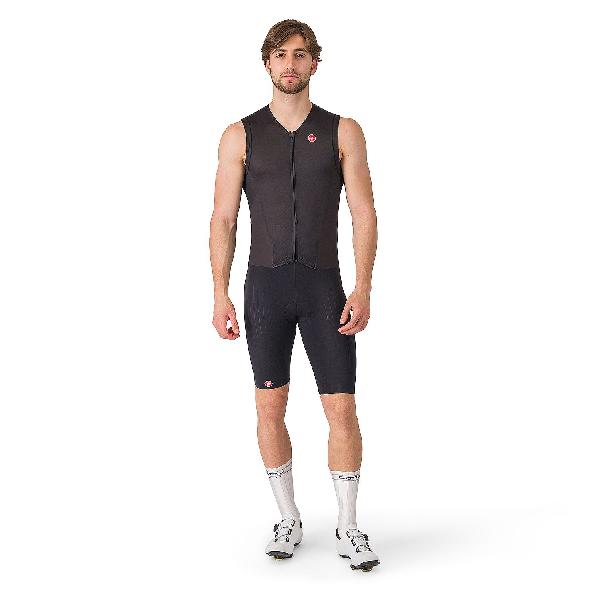 Foto van Castelli free sanremo 3 suit sleeveless zwart heren
