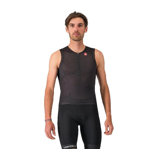 Foto van Castelli free speed 3 top sleeveless black heren
