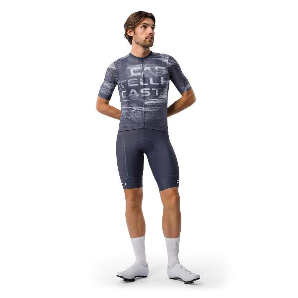 Foto van Castelli stratus logo jersey twilight blue/winter sky heren