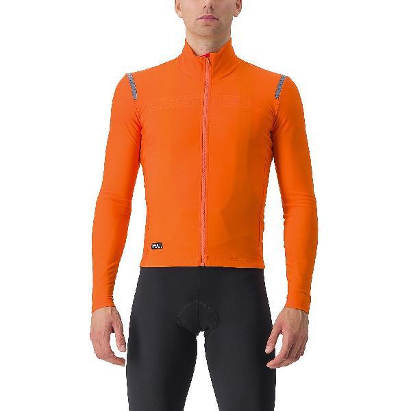 Foto van Castelli tutto nano RoS fietsshirt lange mouw oranje heren