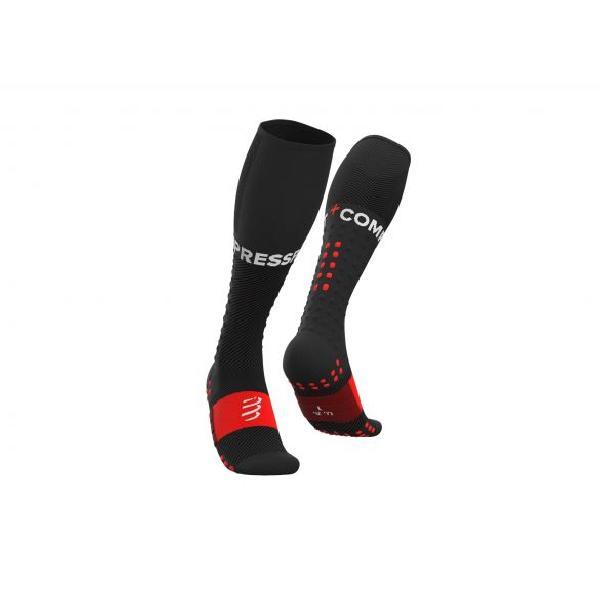 Foto van Compressport Full socks Run compressiesokken zwart T2