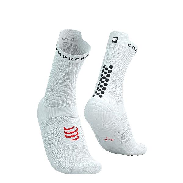 Foto van Compressport Pro Racing Socks V4.0 Run High wit