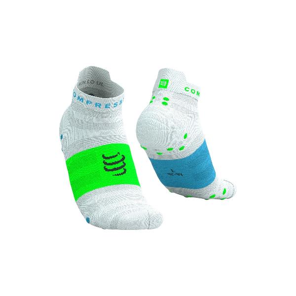 Foto van Compressport Pro Racing V4 Ultralight hardloopsokken laag wit