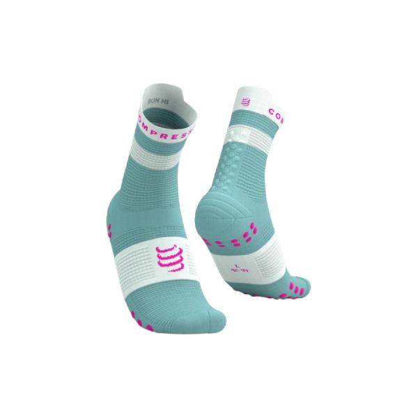 Foto van Compressport Pro racing v4.0 high cut hardloopsokken mint