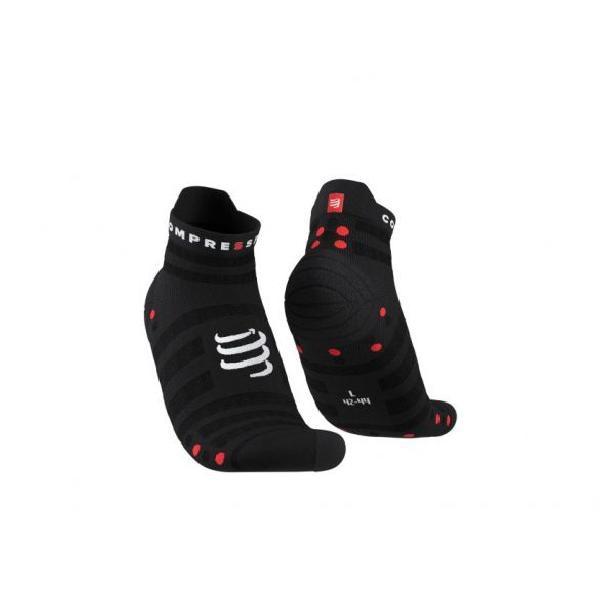 Foto van Compressport Pro racing v4.0 low cut hardloopsokken zwart T4