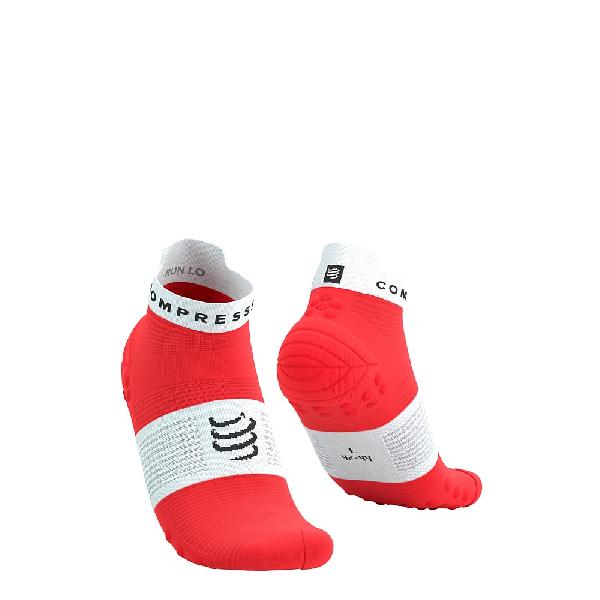 Foto van Compressport Pro racing v4.0 low hardloopsokken rood