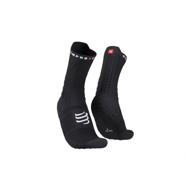 Foto van Compressport Pro racing v4.0 trail hardloopsokken zwart T2
