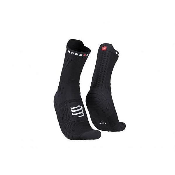 Foto van Compressport Pro racing v4.0 trail hardloopsokken zwart