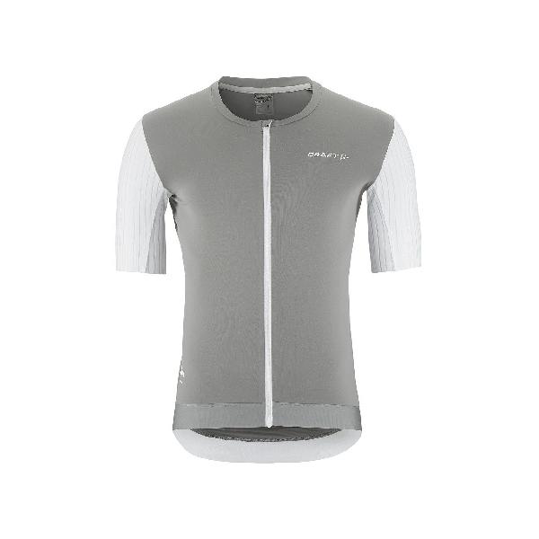 Foto van Craft ADV Aero fietsshirt korte mouw Pebble/White heren