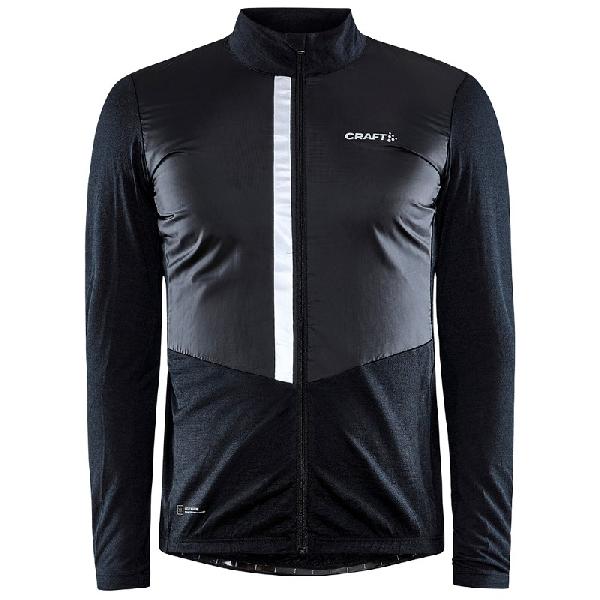 Foto van Craft ADV Bike Subz Wool Jersey lange mouw zwart heren S