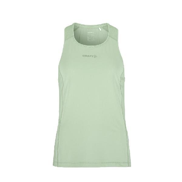 Foto van Craft ADV Essence 2 hardloop singlet groen dames XL