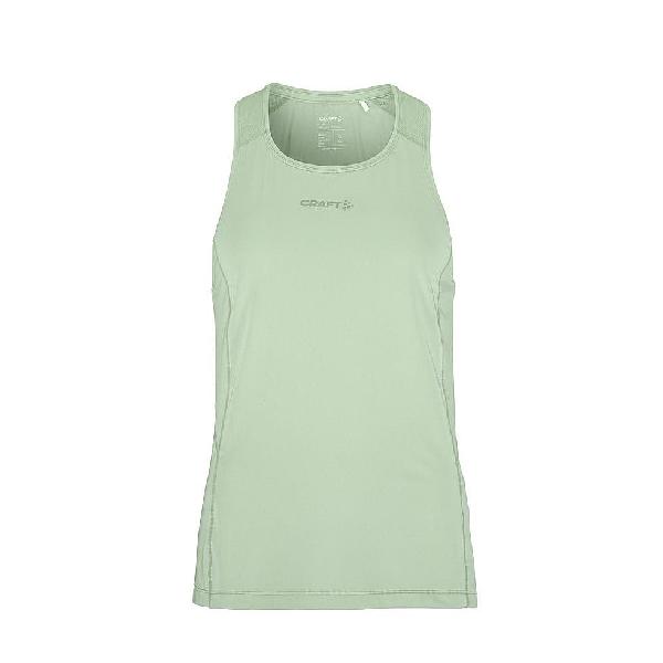 Foto van Craft ADV Essence 2 hardloop singlet groen dames