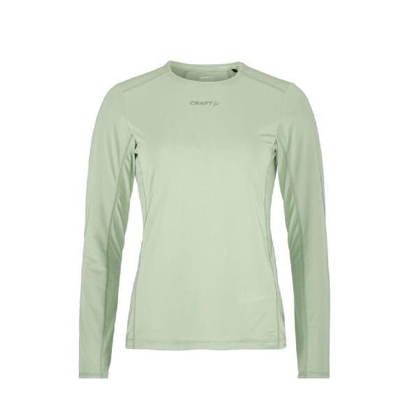 Foto van Craft ADV Essence 2 hardloopshirt lange mouw groen dames M