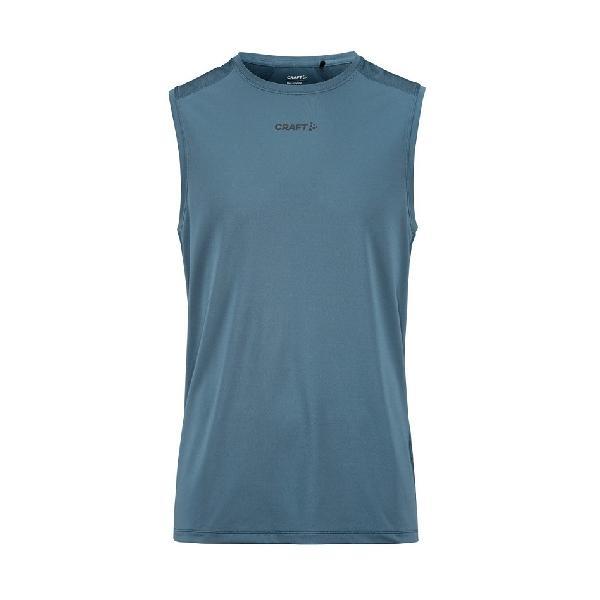 Foto van Craft ADV Essence 2 hardloopshirt mouwloos blauw heren XXL