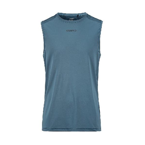 Foto van Craft ADV Essence 2 hardloopshirt mouwloos blauw heren