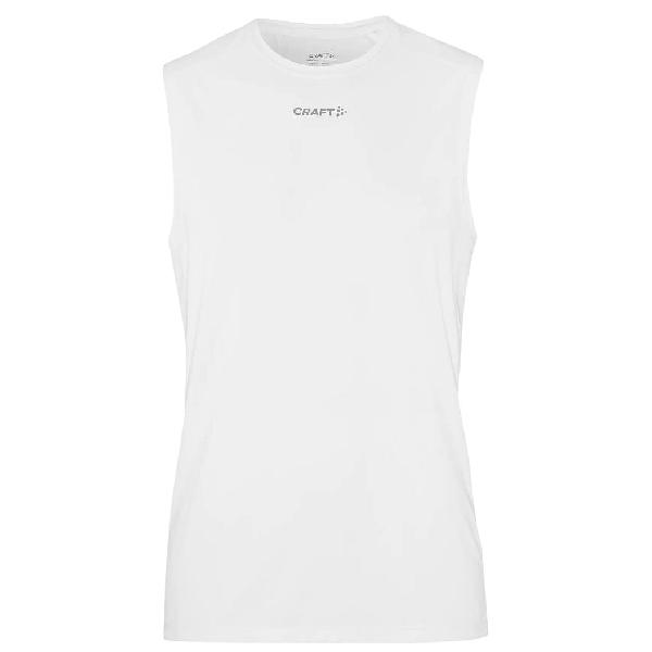 Foto van Craft ADV Essence 2 hardloopshirt mouwloos wit heren