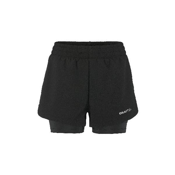 Foto van Craft ADV Essence 2-in-1 Shorts 2 hardloopshort black dames