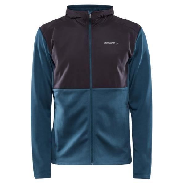 Foto van Craft ADV Essence Jersey Hood Jacket pond black heren M